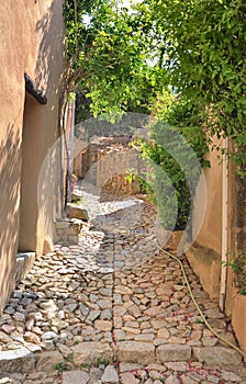 Alley in an old village