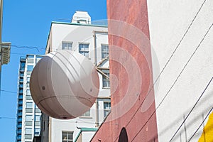 Alley Oop pedestrian alley in downtown Vancouver photo