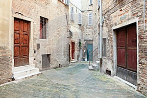 Alley in small town Italy