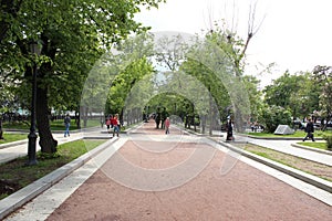 Alley in Tverskoy Boulevard