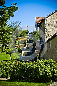An alley in Visby photo