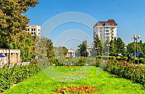 Alley of Youth in Bishkek, Kyrgyzstan