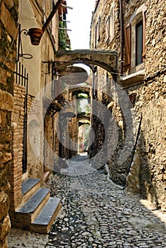 Alleys of Bussana Vecchia photo