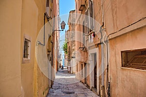 An Alleyway in Bastia - Corsica, France