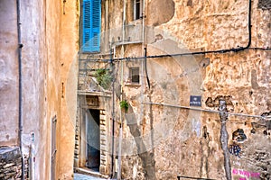 An Alleyway in Bastia - Corsica, France