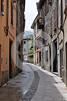 Alleyway. Bobbio. Emilia-Romagna. Italy.