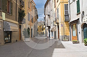 Alleyway. Bobbio. Emilia-Romagna. Italy.