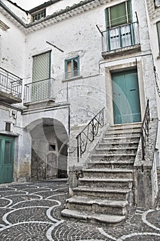 Alleyway. Bovino. Foggia. Apulia. photo