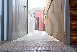 Alleyway between buildings