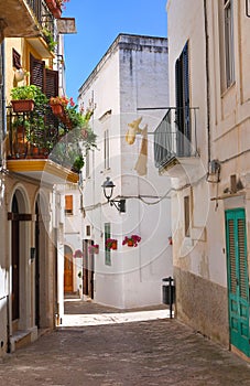 Alleyway. Fasano. Puglia. Italy.