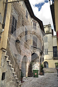 Alleyway. Foligno. Umbria.