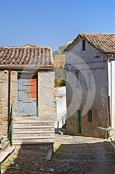 Alleyway. Genzano di Lucania. Italy.