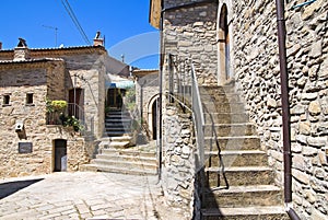 Alleyway. Guardia Perticara. Basilicata. Italy. photo