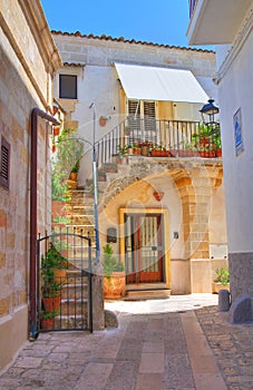 Alleyway. Laterza. Puglia. Italy.