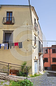 Alleyway. Melfi. Basilicata. Italy. photo