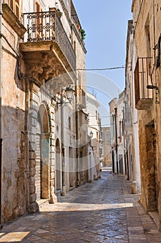 Alleyway. Mesagne. Puglia. Italy.