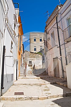 Alleyway. Minervino Murge. Puglia. Italy.