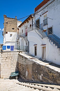 Alleyway. Minervino Murge. Puglia. Italy.