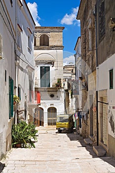 Alleyway. Minervino Murge. Puglia. Italy.