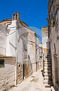 Alleyway. Minervino Murge. Puglia. Italy.