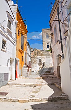 Alleyway. Minervino Murge. Puglia. Italy.