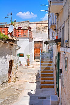 Alleyway. Minervino Murge. Puglia. Italy.