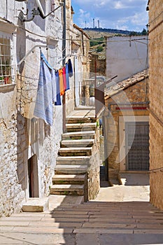 Alleyway. Minervino Murge. Puglia. Italy.