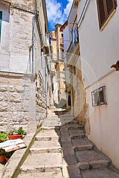 Alleyway. Minervino Murge. Puglia. Italy.