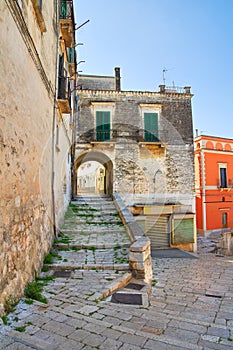 Alleyway. Minervino Murge. Puglia. Italy.