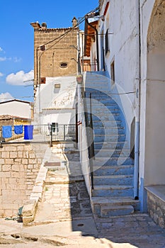 Alleyway. Minervino Murge. Puglia. Italy.