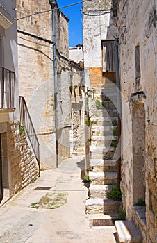 Alleyway. Minervino Murge. Puglia. Italy.