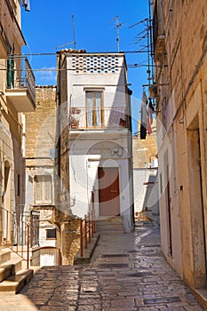 Alleyway. Minervino Murge. Puglia. Italy.