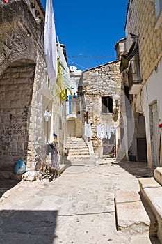 Alleyway. Minervino Murge. Puglia. Italy.