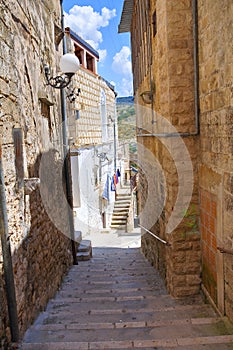 Alleyway. Minervino Murge. Puglia. Italy.