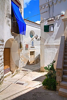 Alleyway. Minervino Murge. Puglia. Italy.