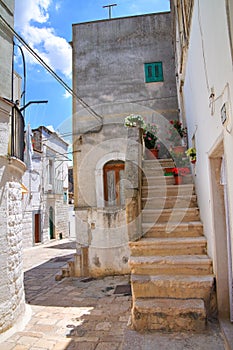 Alleyway. Minervino Murge. Puglia. Italy.