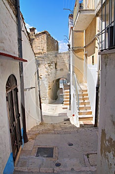 Alleyway. Minervino Murge. Puglia. Italy.