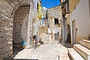 Alleyway. Minervino Murge. Puglia. Italy.