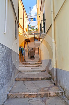 Alleyway. Minervino Murge. Puglia. Italy.