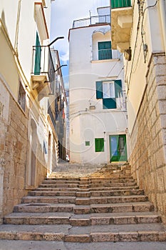 Alleyway. Minervino Murge. Puglia. Italy.