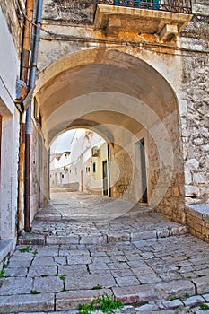 Alleyway. Minervino Murge. Puglia. Italy.