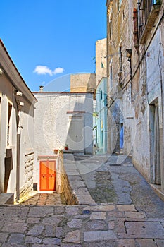 Alleyway. Minervino Murge. Puglia. Italy.