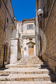 Alleyway. Minervino Murge. Puglia. Italy.