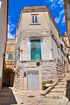 Alleyway. Minervino Murge. Puglia. Italy.