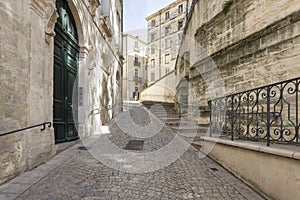 Alleyway in Montpellier, France