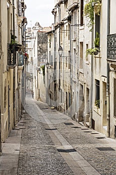 Alleyway in Montpellier, France