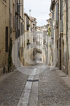 Alleyway in Montpellier, France