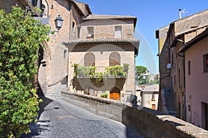 Alleyway. Orvieto. Umbria. Italy.