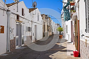 Alleyway. Pisticci. Basilicata. Italy.