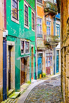 Alleyway in Porto, Portugal